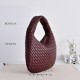 AAAAA Replica Bottega Veneta Intrecciato Medium Crossbody Bag in Burgundy Fake Clone
