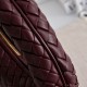 AAAAA Replica Bottega Veneta Intrecciato Medium Crossbody Bag in Burgundy Fake Clone