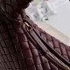 AAAAA Replica Bottega Veneta Intrecciato Medium Crossbody Bag in Burgundy Fake Clone