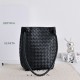 AAAAA Replica Bottega Veneta Andiamo Small Bucket Bag in Black Fake Clone