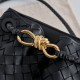 AAAAA Replica Bottega Veneta Andiamo Small Bucket Bag in Black Fake Clone