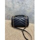 AAAAA Replica YSL Saint Laurent Loulou Small Quilted Bag in Black Fake Clone