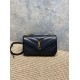 AAAAA Replica YSL Saint Laurent Loulou Small Quilted Bag in Black Fake Clone