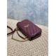 AAAAA Replica YSL Saint Laurent Loulou Small Quilted Bag in Burgundy Fake Clone