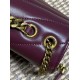 AAAAA Replica YSL Saint Laurent Loulou Small Quilted Bag in Burgundy Fake Clone