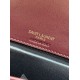 AAAAA Replica YSL Saint Laurent Loulou Small Quilted Bag in Burgundy Fake Clone