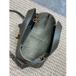 AAAAA Replica YSL Saint Laurent Le 5 à 7 Bea Baby Tote Bag in Dark Green Fake Clone