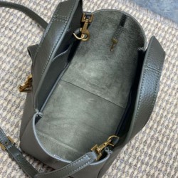 Best Replica YSL Saint Laurent Le 5 à 7 Bea Baby Tote Bag in Dark Green Knockoff AAAAA Replica YSL Saint Laurent Le 5 à 7 Bea Baby Tote Bag in Dark Green Fake Clone