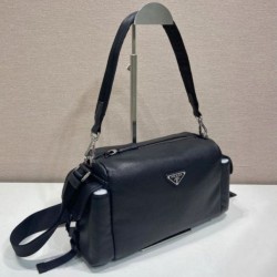 AAAAA Replica Prada Brique Explore Crossbody Bag 2VH206 Black Fake Clone