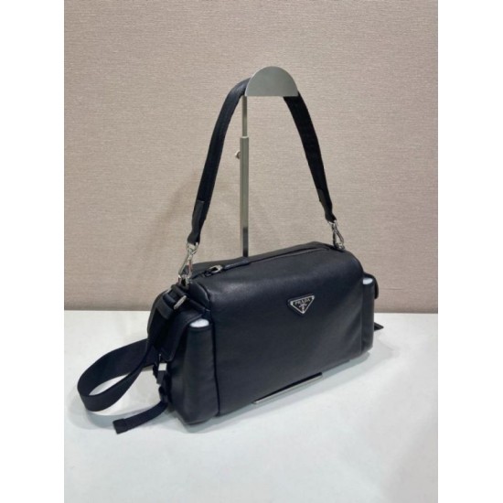 AAAAA Replica Prada Brique Explore Crossbody Bag 2VH206 Black Fake Clone