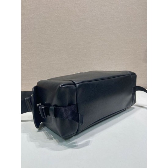 AAAAA Replica Prada Brique Explore Crossbody Bag 2VH206 Black Fake Clone