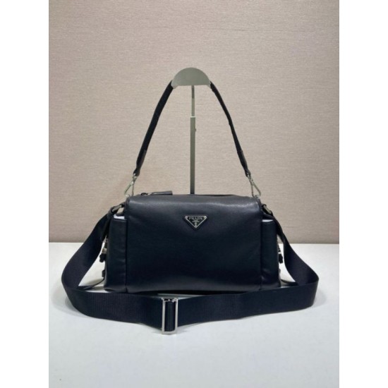 AAAAA Replica Prada Brique Explore Crossbody Bag 2VH206 Black Fake Clone