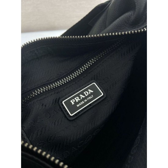 AAAAA Replica Prada Brique Explore Crossbody Bag 2VH206 Black Fake Clone