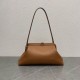 AAAAA Replica Celine Doctor Clutch in Soft Calfskin Brown Fake Clone