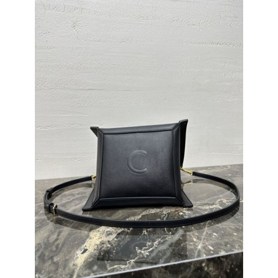 High Quality Replica Celine Small Cube Bag Black Super Clone Knockoff Celine Small Cube Bag Black