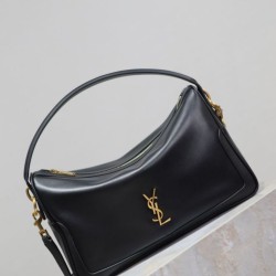 Super Clone Knockoff YSL Saint Laurent Soft Camera Bag Black