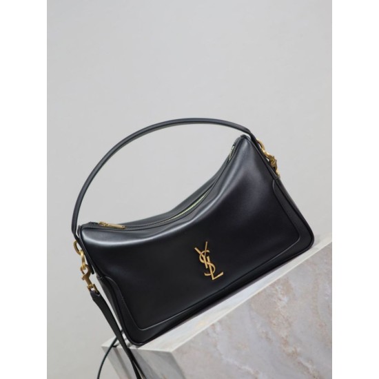 Super Clone Knockoff YSL Saint Laurent Soft Camera Bag Black