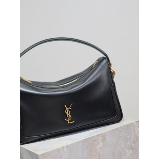 Super Clone Knockoff YSL Saint Laurent Soft Camera Bag Black
