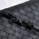 Super Clone Knockoff Bottega Veneta Giorno Intrecciato Shoulder Bag Black