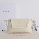 Super Clone Knockoff Bottega Veneta Giorno Intrecciato Shoulder Bag White