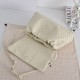 Super Clone Knockoff Bottega Veneta Giorno Intrecciato Shoulder Bag White