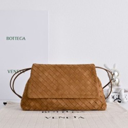 Super Clone Knockoff Bottega Veneta Giorno Intrecciato Dust Bag Brown Intrecciato Velvet