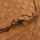 Super Clone Knockoff Bottega Veneta Giorno Intrecciato Dust Bag Brown Intrecciato Velvet