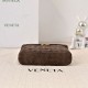 High Quality Replica Bottega Veneta Makeup Bag Coffee Suede Super Clone Knockoff Bottega Veneta Makeup Bag Coffee Suede