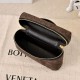 High Quality Replica Bottega Veneta Makeup Bag Coffee Suede Super Clone Knockoff Bottega Veneta Makeup Bag Coffee Suede