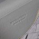 High Quality Replica Bottega Veneta Makeup Bag Gray Suede Super Clone Knockoff Bottega Veneta Makeup Bag Gray Suede