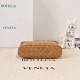 Super Clone Knockoff Bottega Veneta Makeup Bag Brown Suede