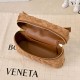 Super Clone Knockoff Bottega Veneta Makeup Bag Brown Suede