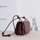 Super Clone Knockoff Bottega Veneta Notturno Intrecciato Shoulder Bag Burgundy