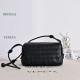 Super Clone Knockoff Bottega Veneta Notturno Intrecciato Shoulder Bag Black