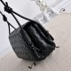 Super Clone Knockoff Bottega Veneta Notturno Intrecciato Shoulder Bag Black