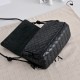 Super Clone Knockoff Bottega Veneta Notturno Intrecciato Shoulder Bag Black
