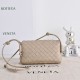 Super Clone Knockoff Bottega Veneta Notturno Intrecciato Shoulder Bag Beige