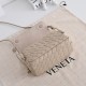 Super Clone Knockoff Bottega Veneta Notturno Intrecciato Shoulder Bag Beige