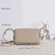 Super Clone Knockoff Bottega Veneta Notturno Intrecciato Shoulder Bag Beige