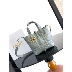 Super Clone Knockoff Dior Toujours Small Vertical Tote Bag Blue
