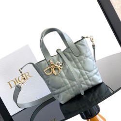 Super Clone Knockoff Dior Toujours Small Vertical Tote Bag Blue