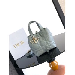 Super Clone Knockoff Dior Toujours Small Vertical Tote Bag Blue