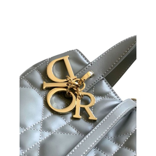 Super Clone Knockoff Dior Toujours Small Vertical Tote Bag Blue