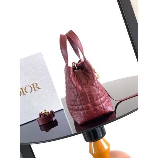 Super Clone Knockoff Dior Toujours Small Vertical Tote Bag Red