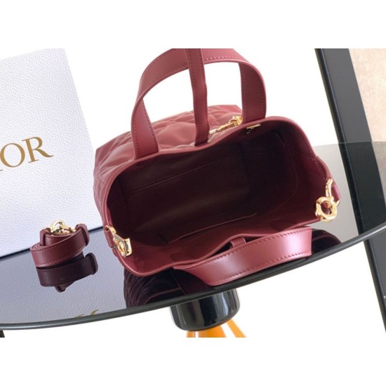 Super Clone Knockoff Dior Toujours Small Vertical Tote Bag Red