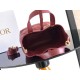 Super Clone Knockoff Dior Toujours Small Vertical Tote Bag Red