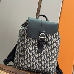 Super Clone Knockoff Dior Men Heritage Saddle Flap Backpack