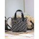 High Quality Replica Dior Toujours Small Denim Jacquard Oblique Bag Blue Super Clone Knockoff Dior Toujours Small Denim Jacquard Oblique Bag Blue