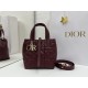 Super Clone Knockoff Dior Toujours Small Vertical Tote Bag Burgundy