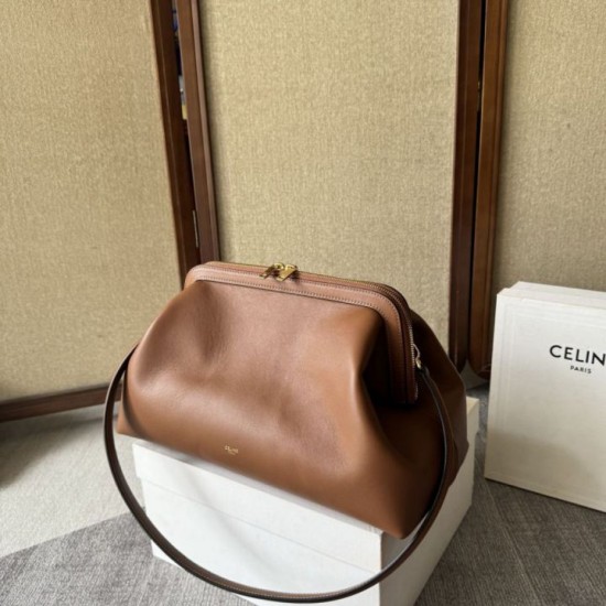 Super Clone Knockoff Celine Doctor Clutch Brown